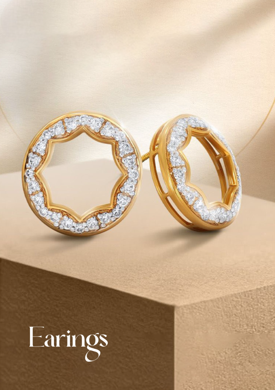 Diamond earrings in Nagpur